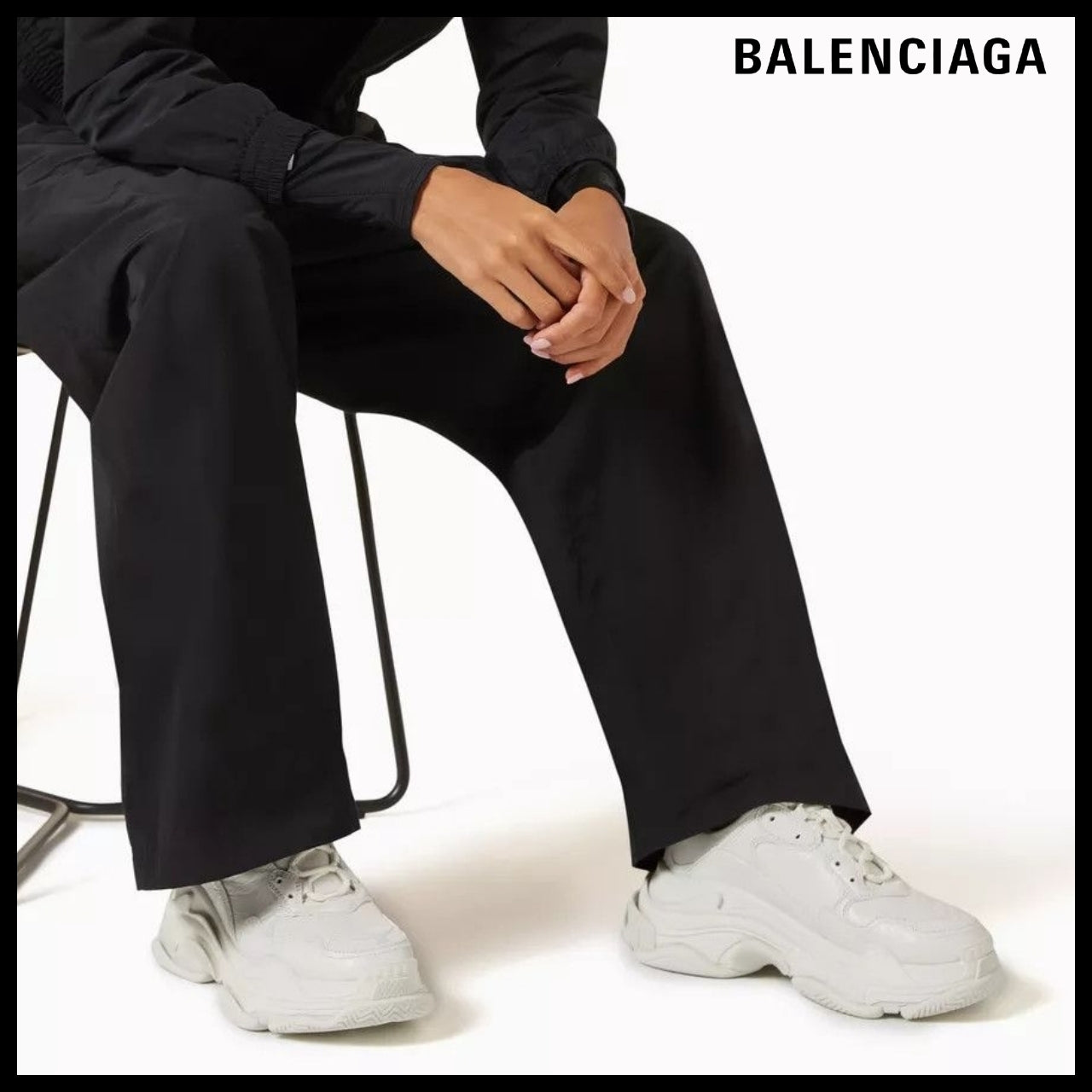 【BALENCIAGA】Triple S Sneaker In White