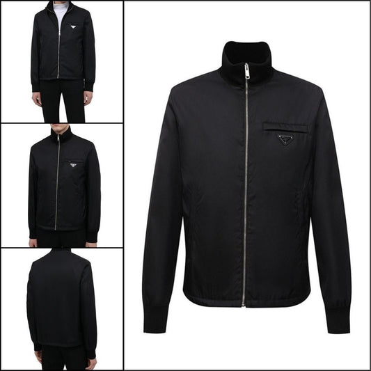 【PRADA】Re-Nylon Blouson Jacket Black Men