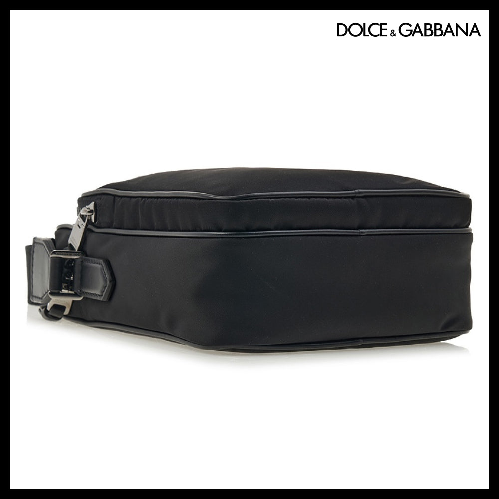 【DOLCE & GABBANA】Unisex Logo Print Crossbody Bag