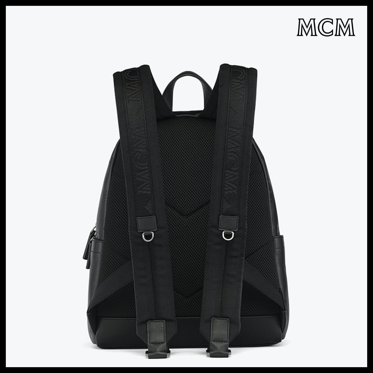 【MCM】Stark maxi monogram leather backpack