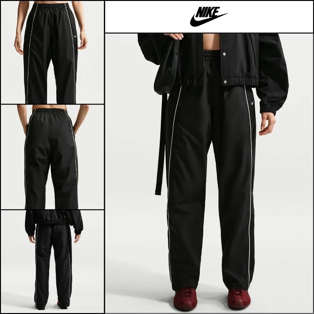 【Nike】Sportswear Oversized Mid Rise Track Pants W - Black