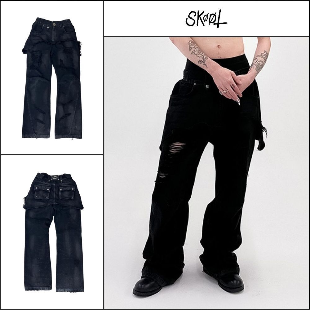 【SKOOT】ゴースト デニム パンツ