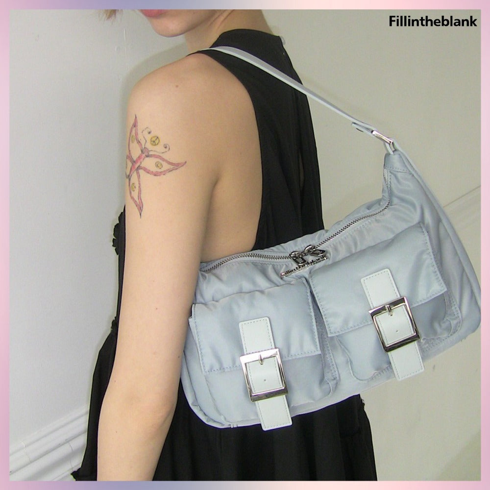 【FILL IN THE BLANK】PK HOBO BAG NYLON 3 COLORS