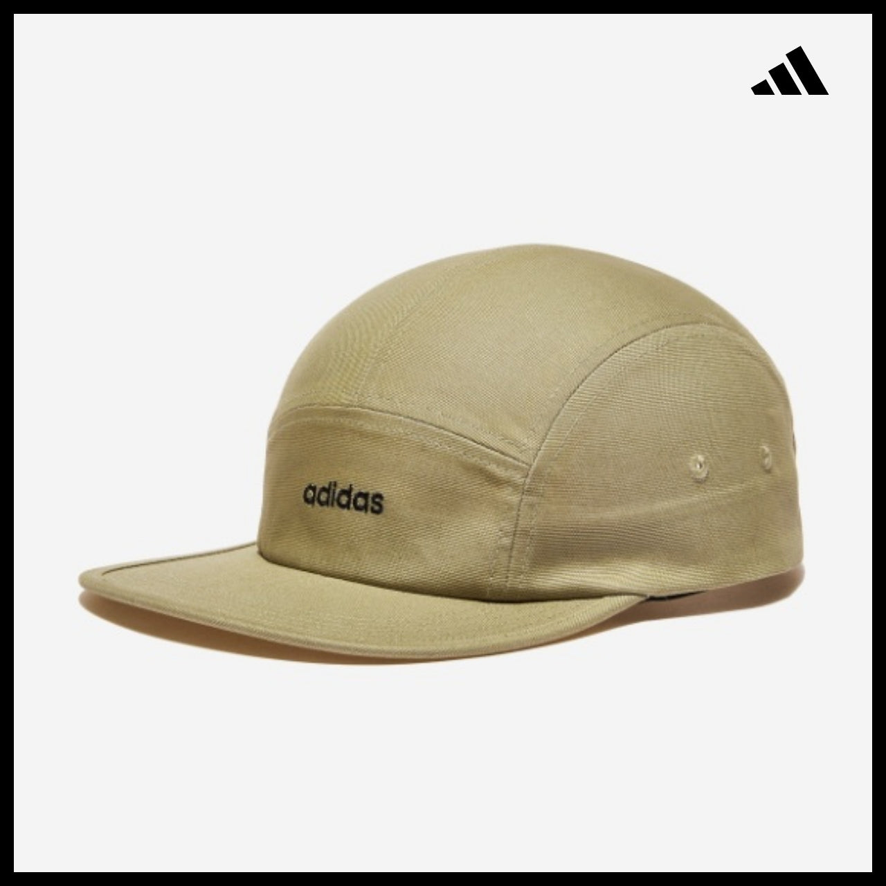 【ADIDAS】 5-Panel Canvas Cap 2 Colors Outdoor Casual