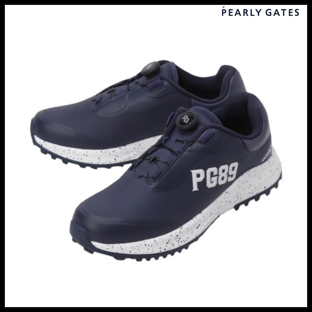 【PEARLY GATES】Painting Block Embossed Logo Dial Boa