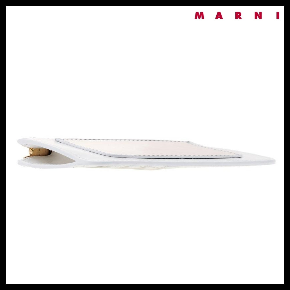 【MARNI】Logo Leather Card Holder