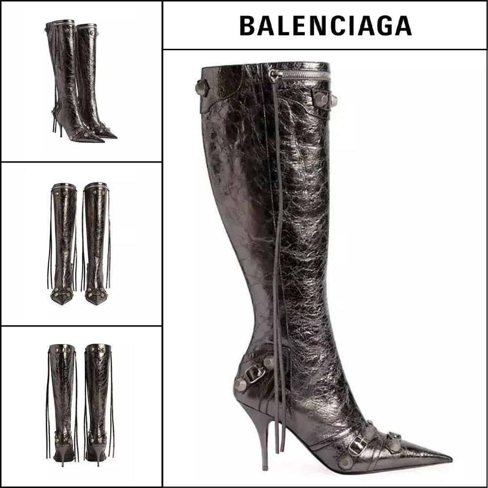 ★BALENCIAGAアウトレットセール ★Cagole 90mm Metallized Boot
