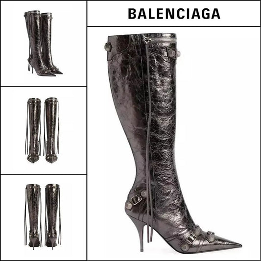 ★BALENCIAGAアウトレットセール ★Cagole 90mm Metallized Boot