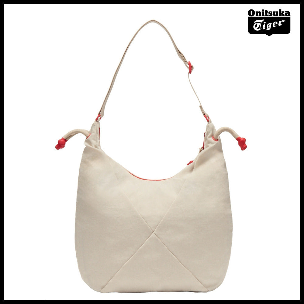 【ONITSUKA TIGER】LOGO SHOULDER BAG BEIGE