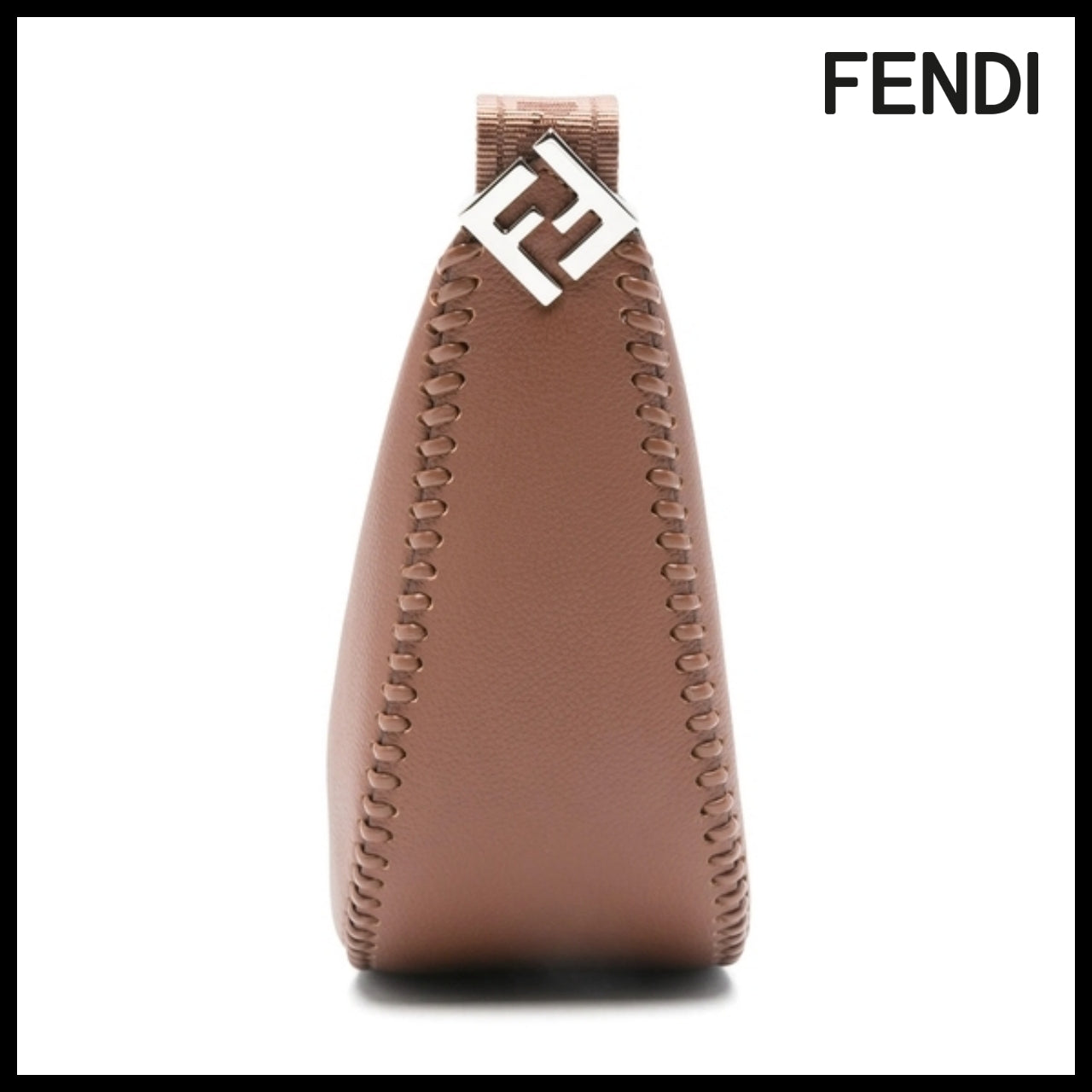 【FENDI】Brown Crossbody Bag compact crossbody