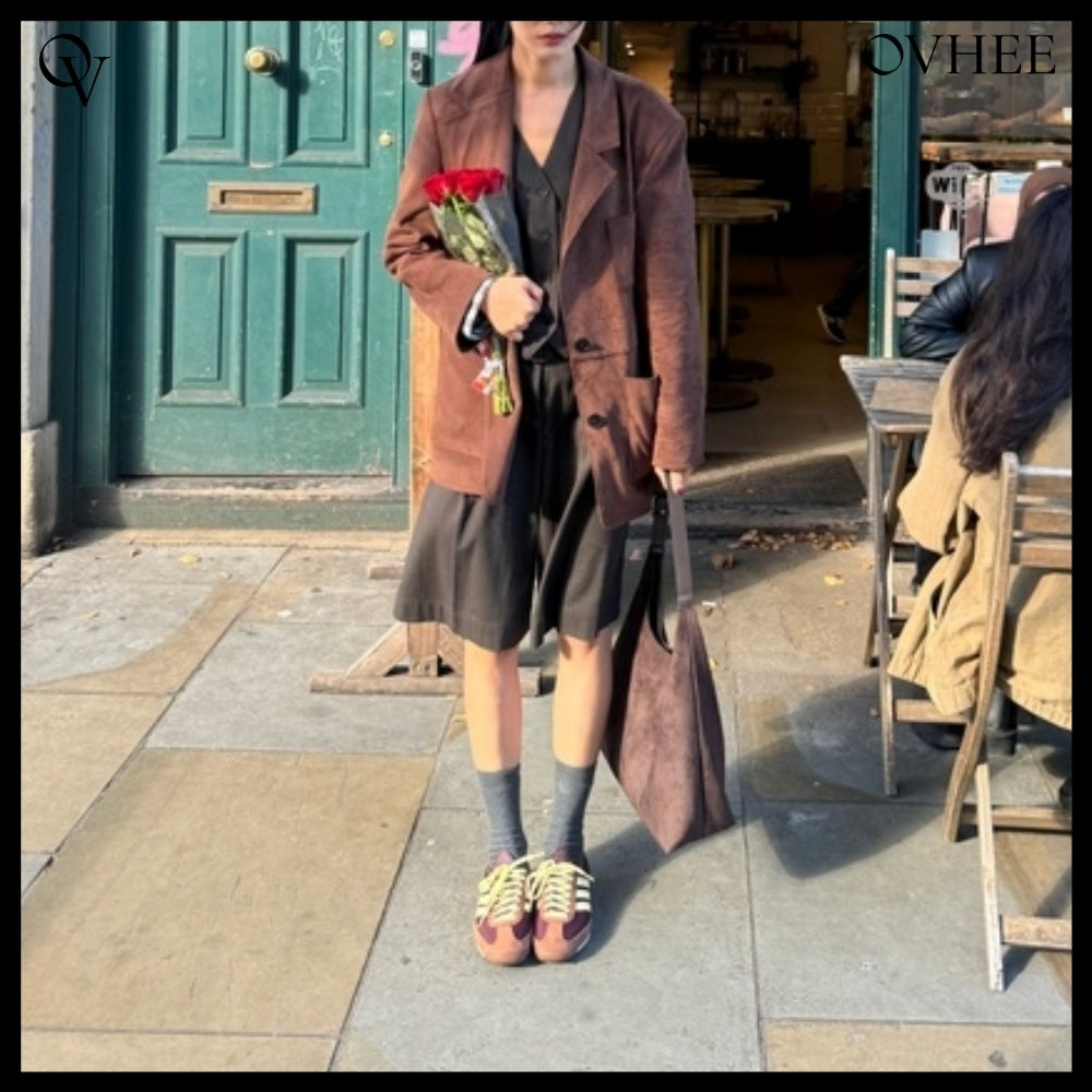 【OVHEE】 FLUME SUEDE HOBO BAG スエードホボバッグです