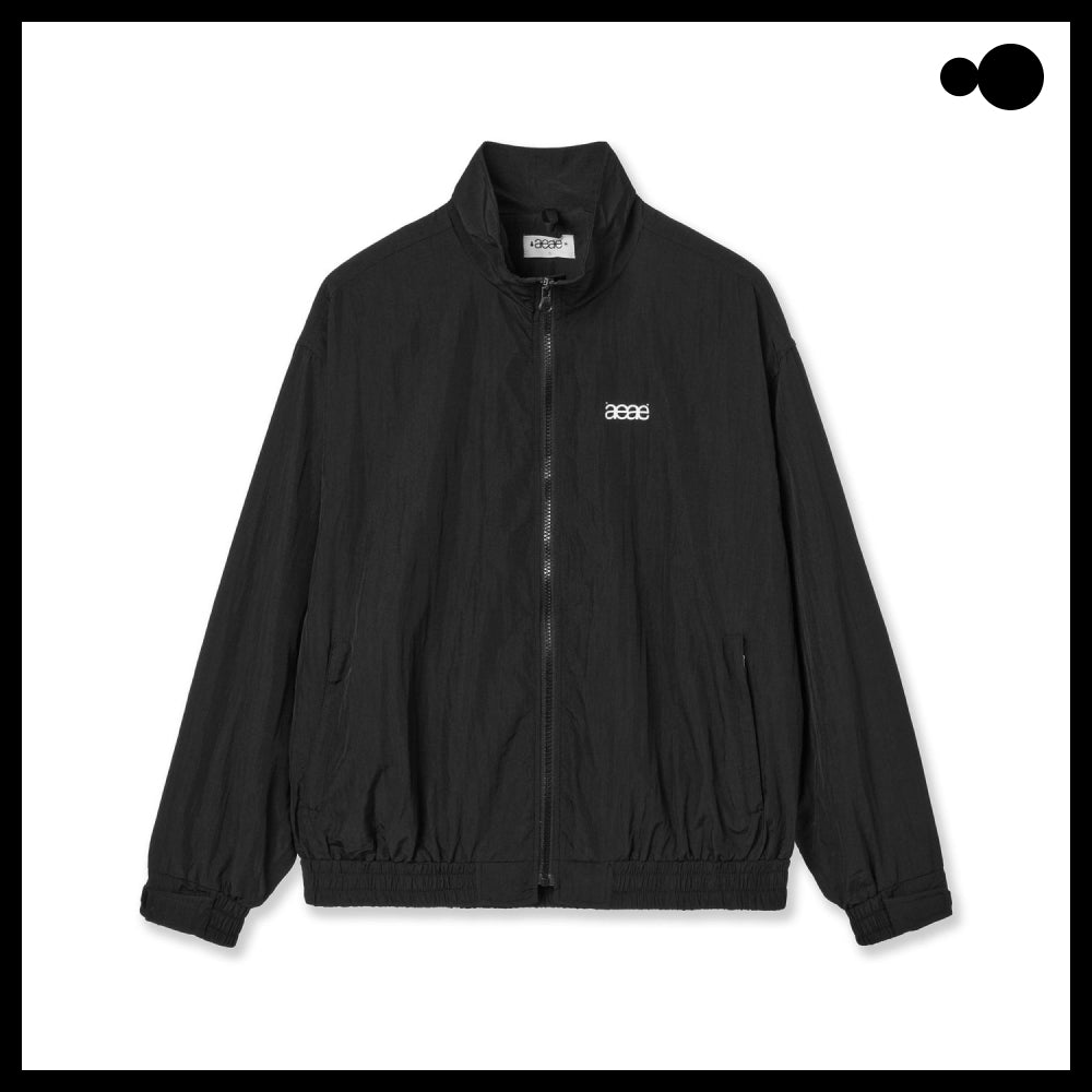 【AEAE】WEB ロゴ チーム ジャケット ブラック