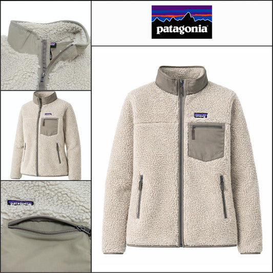 ★PATAGONIA★ Classic Retro-X Womens Fleece Jacket 23075-NAT