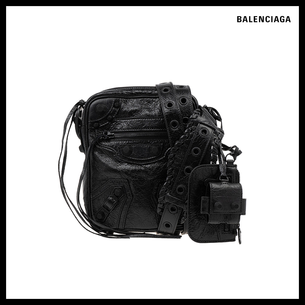 【BALENCIAGA】Le Cagole Crossbody Bag Black