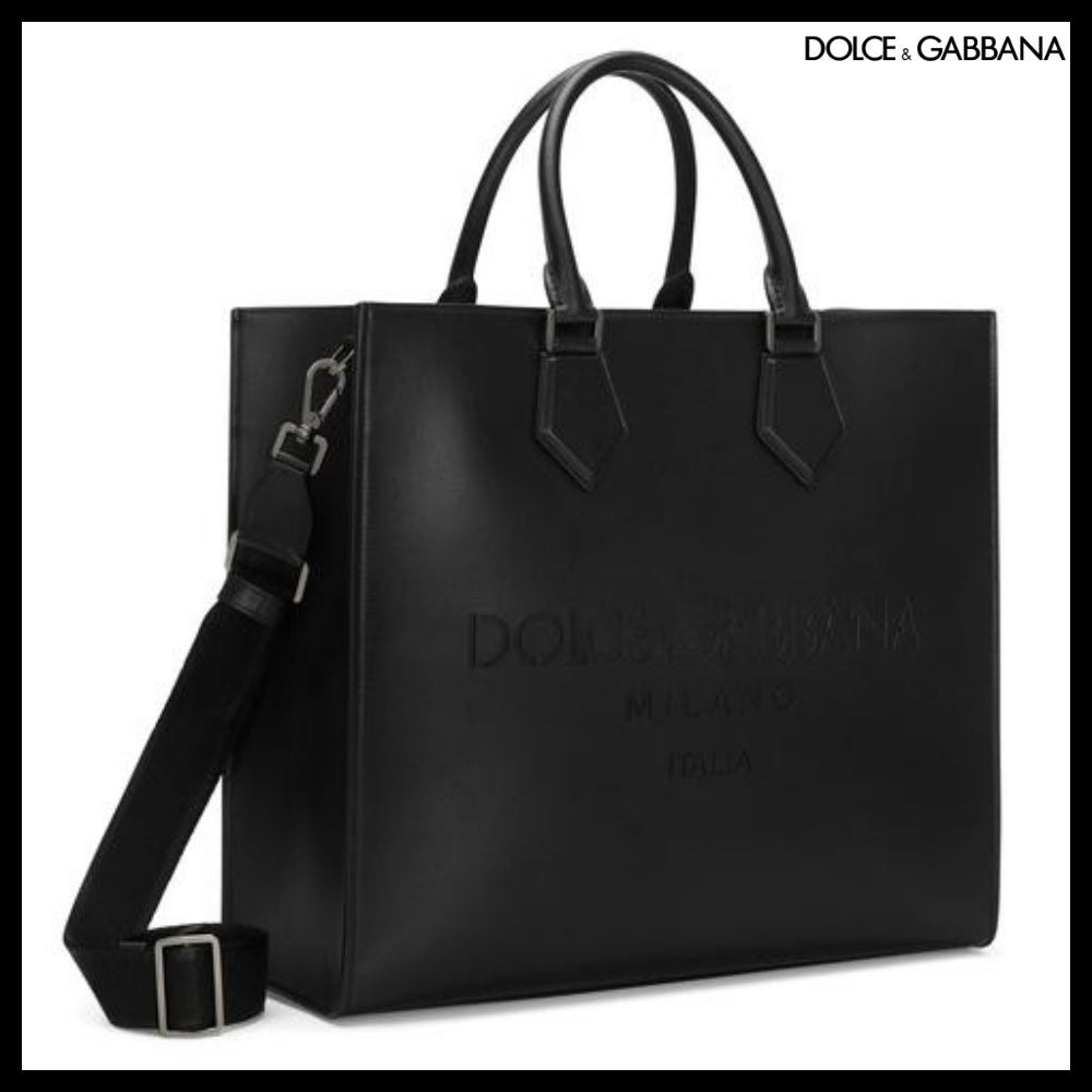 【Dolce&Gabbana】LARGE CALFSKIN SHOPPER LOGO