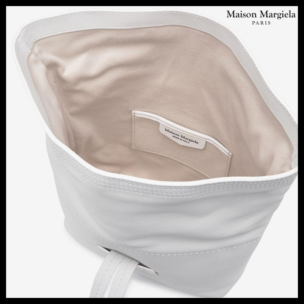 【Maison Margiela】Number Logo Clutch - White