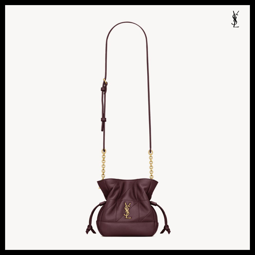【Saint Laurent】Lambskin JAMIE Mini Shoulder Pouch