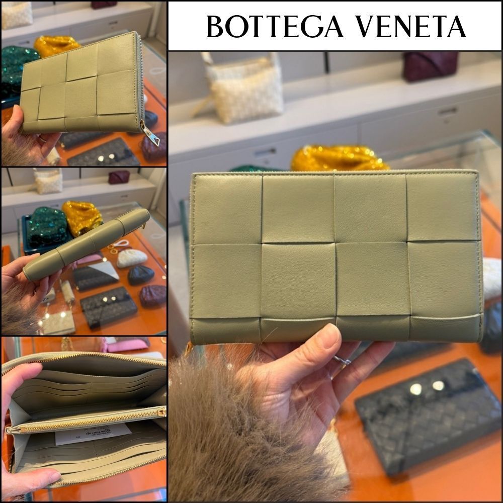 【BOTTEGA VENETA】Intreccio Nappa Leather LongWallet