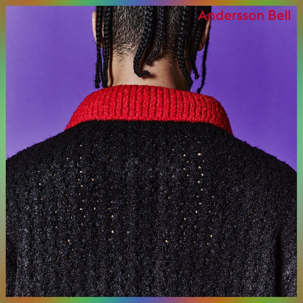 【ANDERSSON BELL】エラス・カラーブロックカーディガン 2COLORS