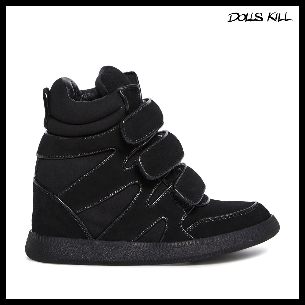 ◆DOLLS KILL◆DARKER WAVS Ambient Wedge Sneakers