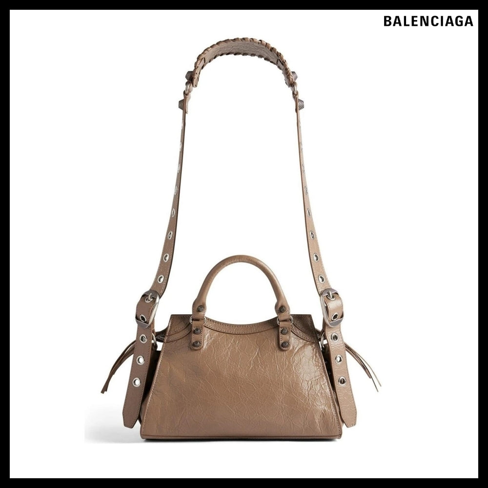 【BALENCIAGA】Neo Cagole XS Handbag in Brown