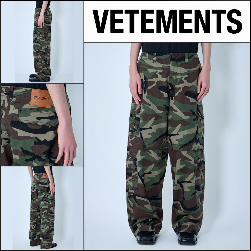 【VETEMENTS】Camo Cargo Pants