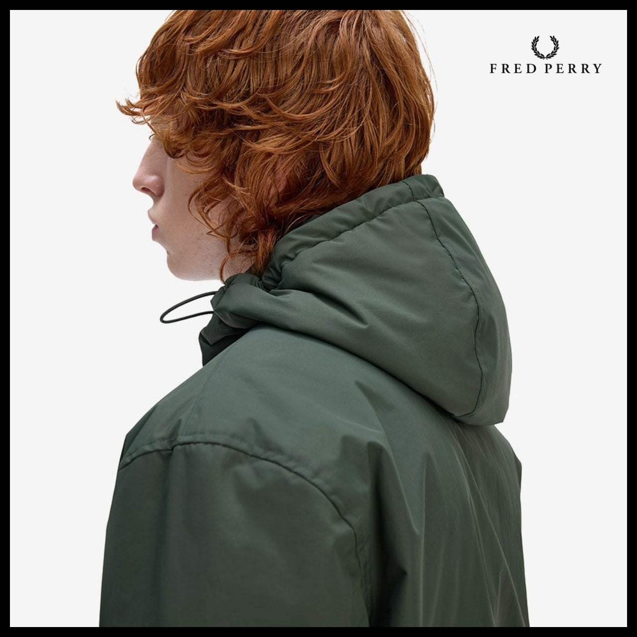 【FRED PERRY】Hooded Branded Jacket 2 Colors