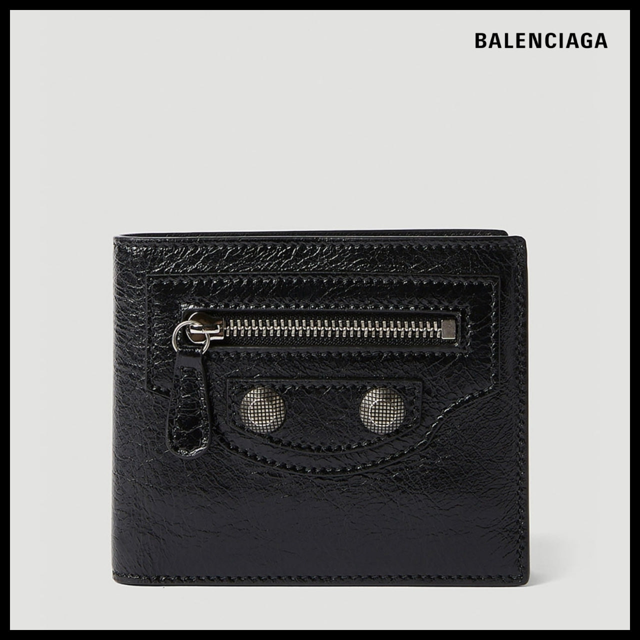 【BALENCIAGA】Le Cagole Square Folded Bi-Fold Wallet
