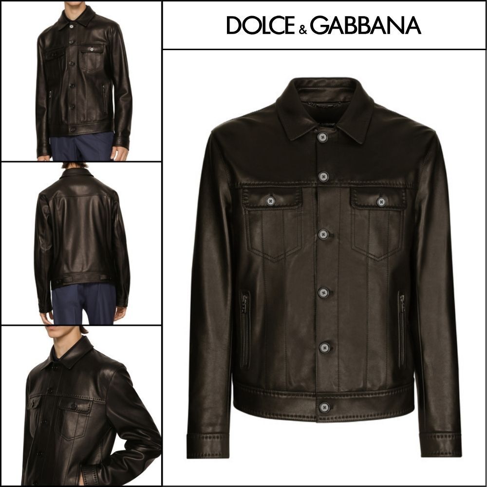 ★Dolce&Gabbanaアウトレット セール ★Plonge Lambskin Jacket
