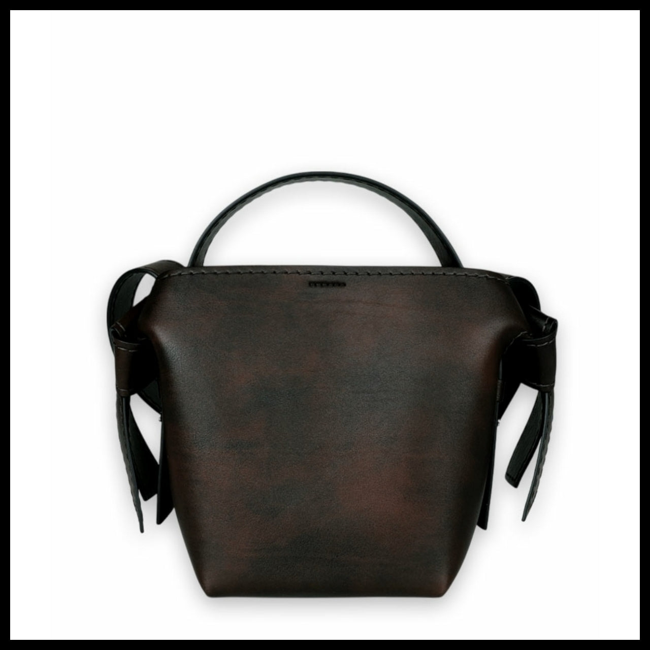 【Acne Studios】 Women Top Handle Leather Musubi Mini