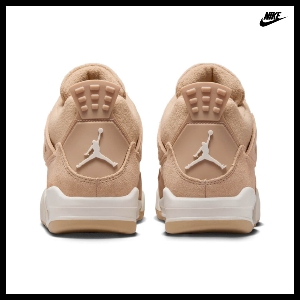 【NIKE】Air Jordan 4 Retro W Hemp Light Orewood Brown Women