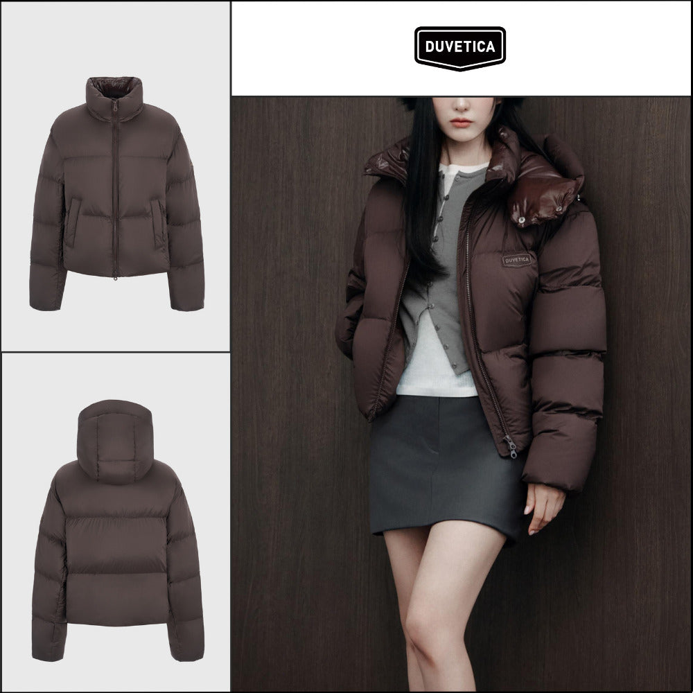 【DUVETICA】Diadema Shuga - Dark Brown Womens Down Jacket
