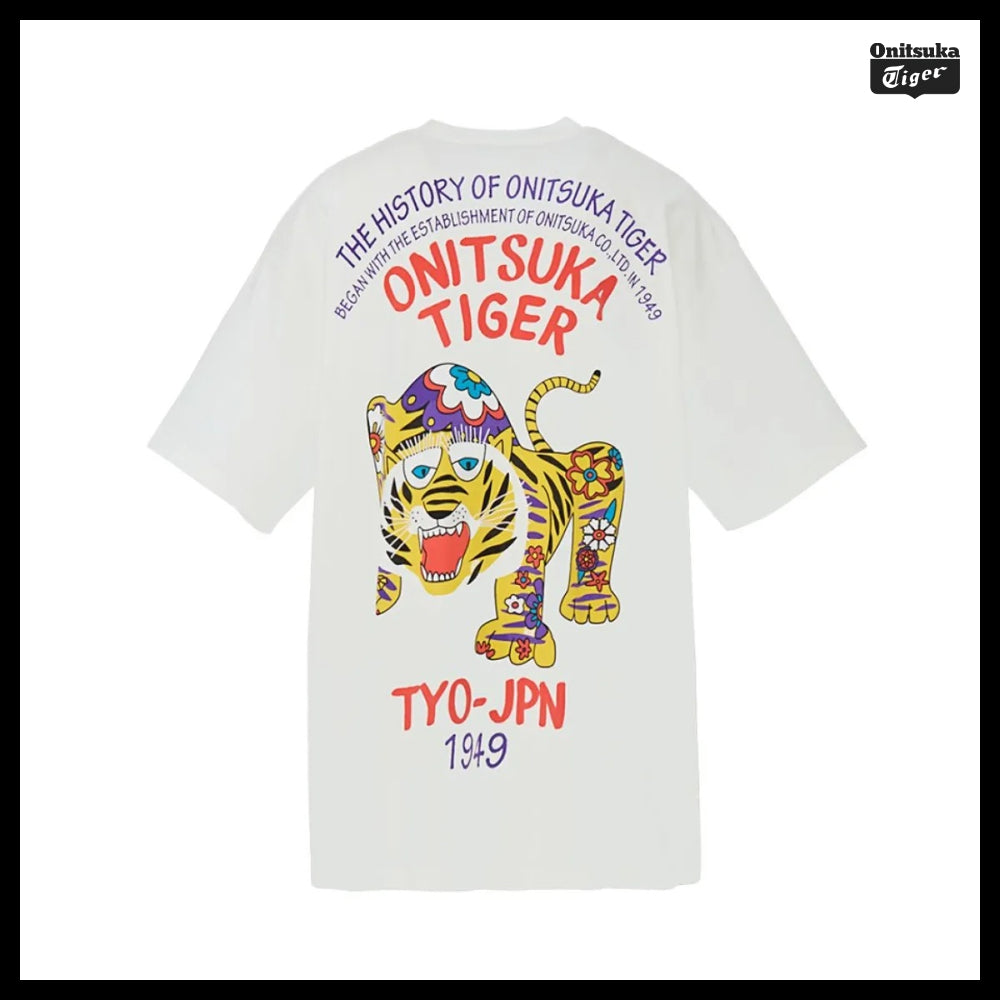 【onitsuka tiger】Oversized Graphic T Shirt - 4 Colors