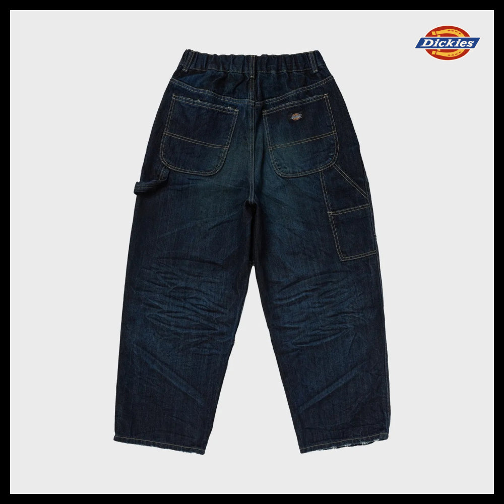 【Dickies 】Double Knee Washed Denim Pants - 2 Colors