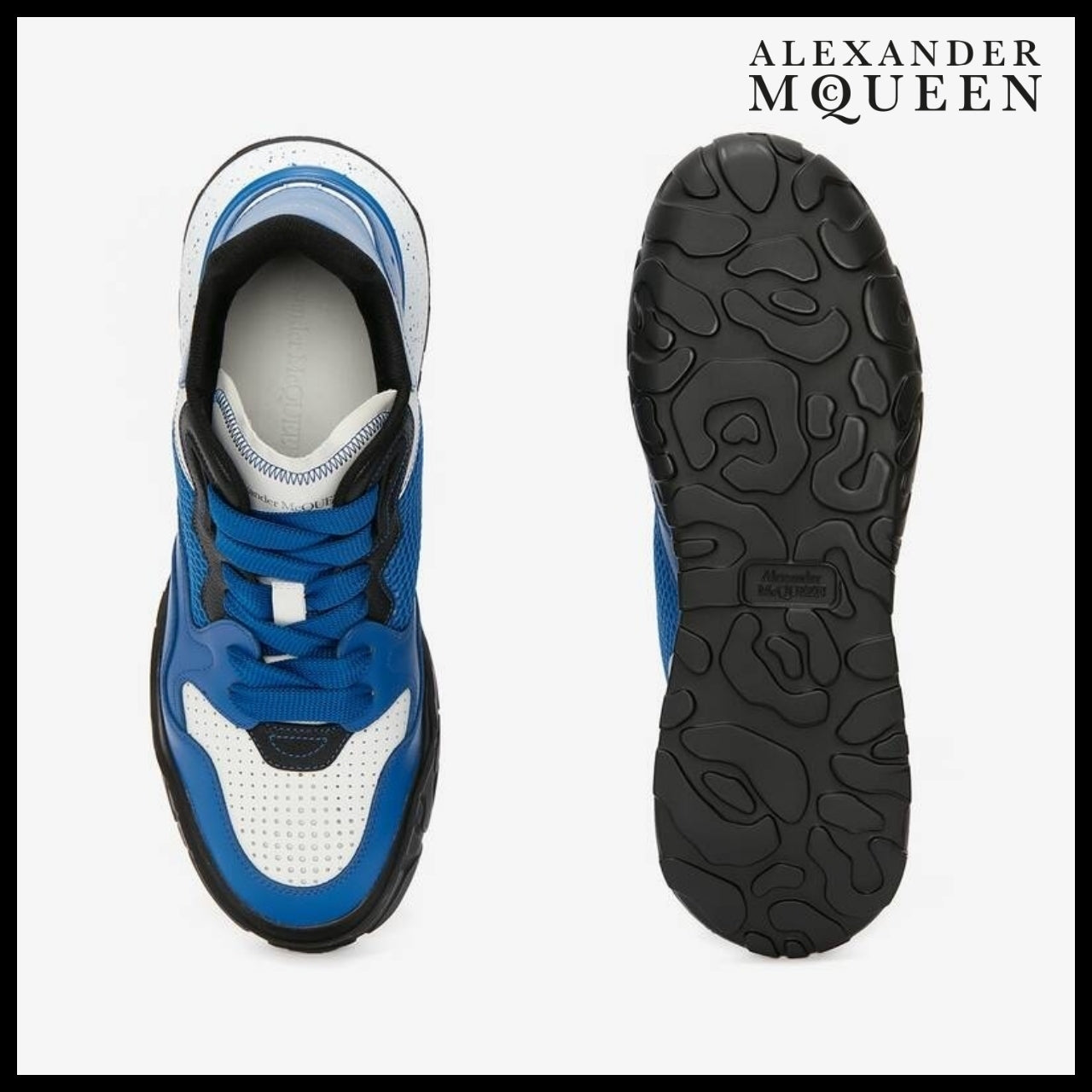【Alexander Mcqueen】Court Trainer White Blue