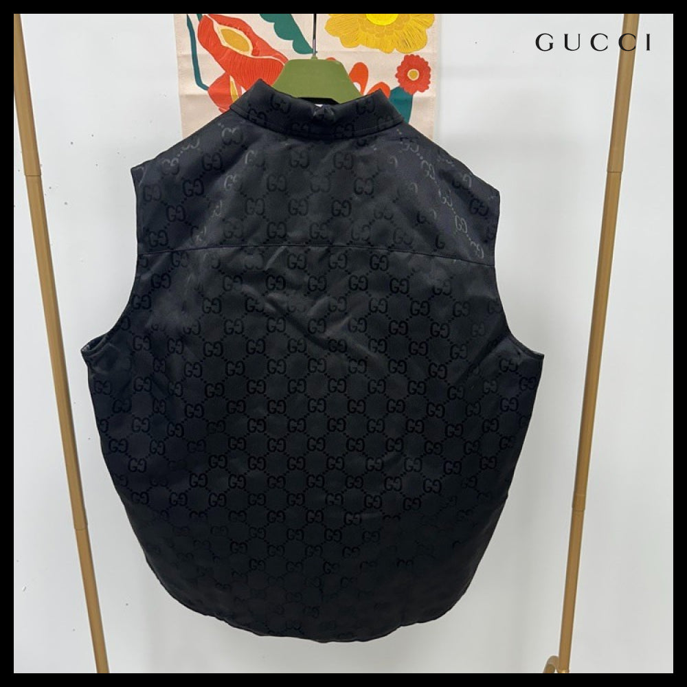 【GUCCI】GG Off The Grid Canvas Nylon Vest Black