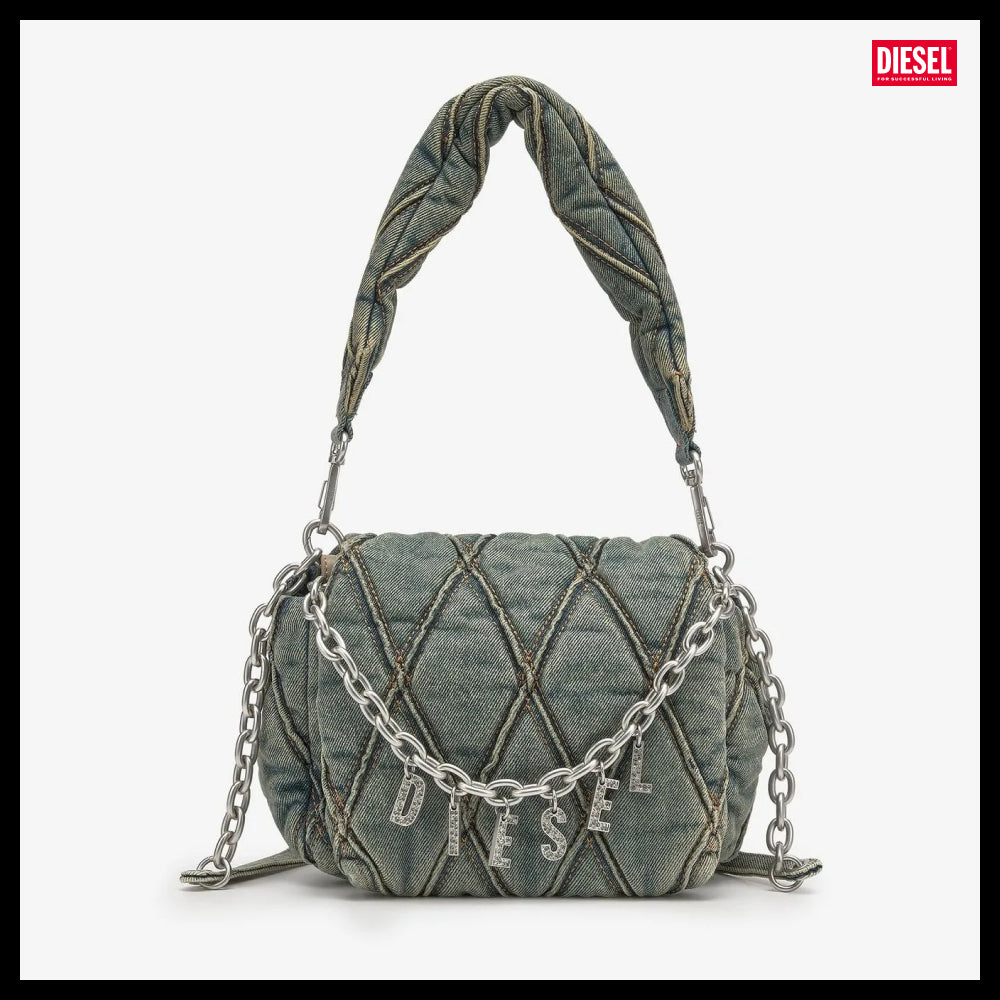 【DIESEL】Charm D S Shoulder Bag - Blue
