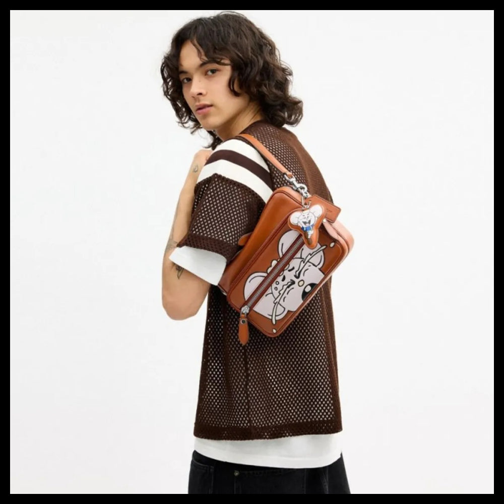【Coach】Coach x Brain Dead Dakota Crossbody Bag With Kachi