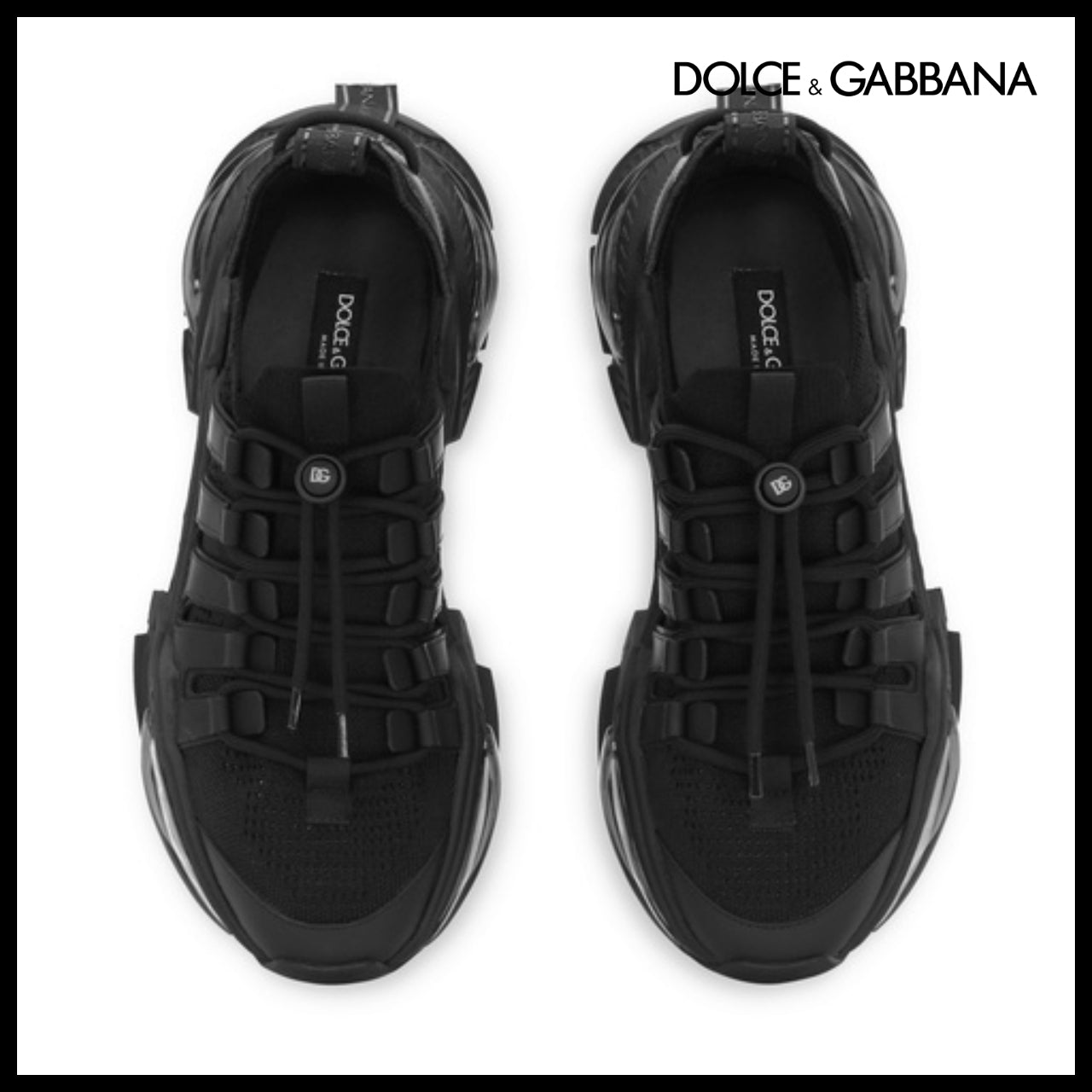 【Dolce & Gabbana】MIXED-MATERIAL AIRMASTER SNEAKERS