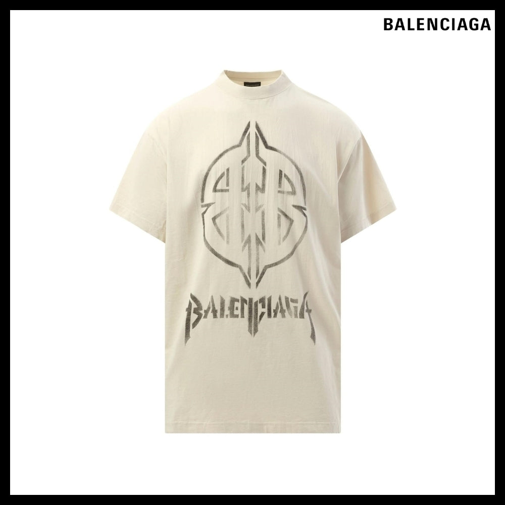 【BALENCIAGA】Metal BB Stencil T-Shirt Oversized
