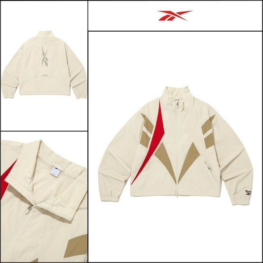 【REEBOK】Vector Flash Crop Windbreaker W Beige