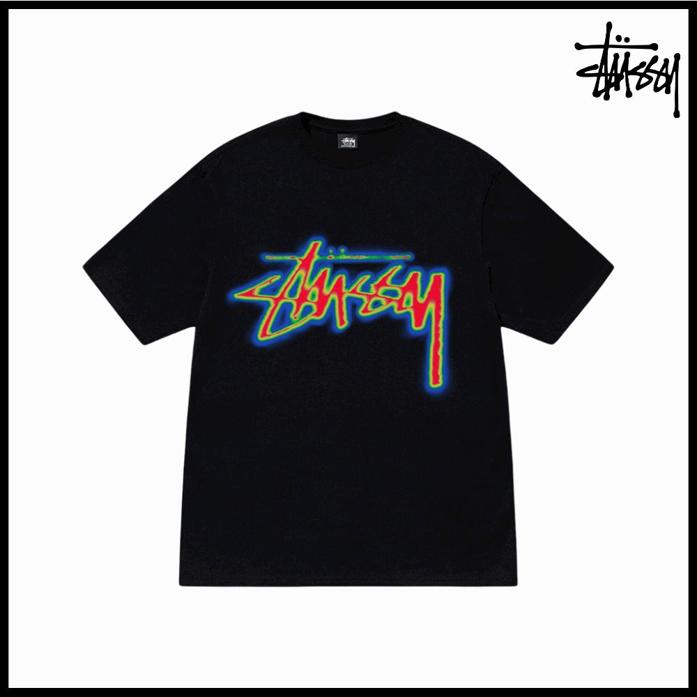 【STUSSY】Thermal Stock T-Shirt Black