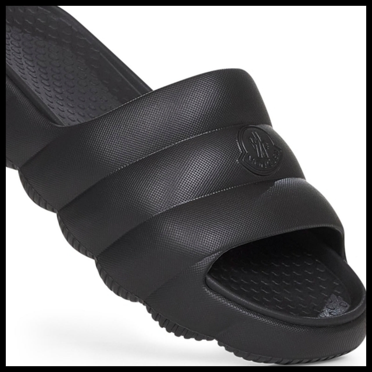 【MONCLER】Logo Rubber Slides