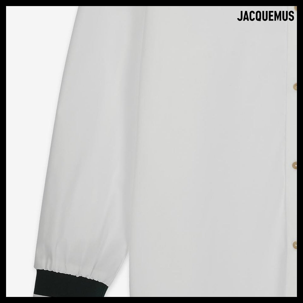 ◆JACQUEMUS◆ シャツ Shirt White 半袖 ロゴ