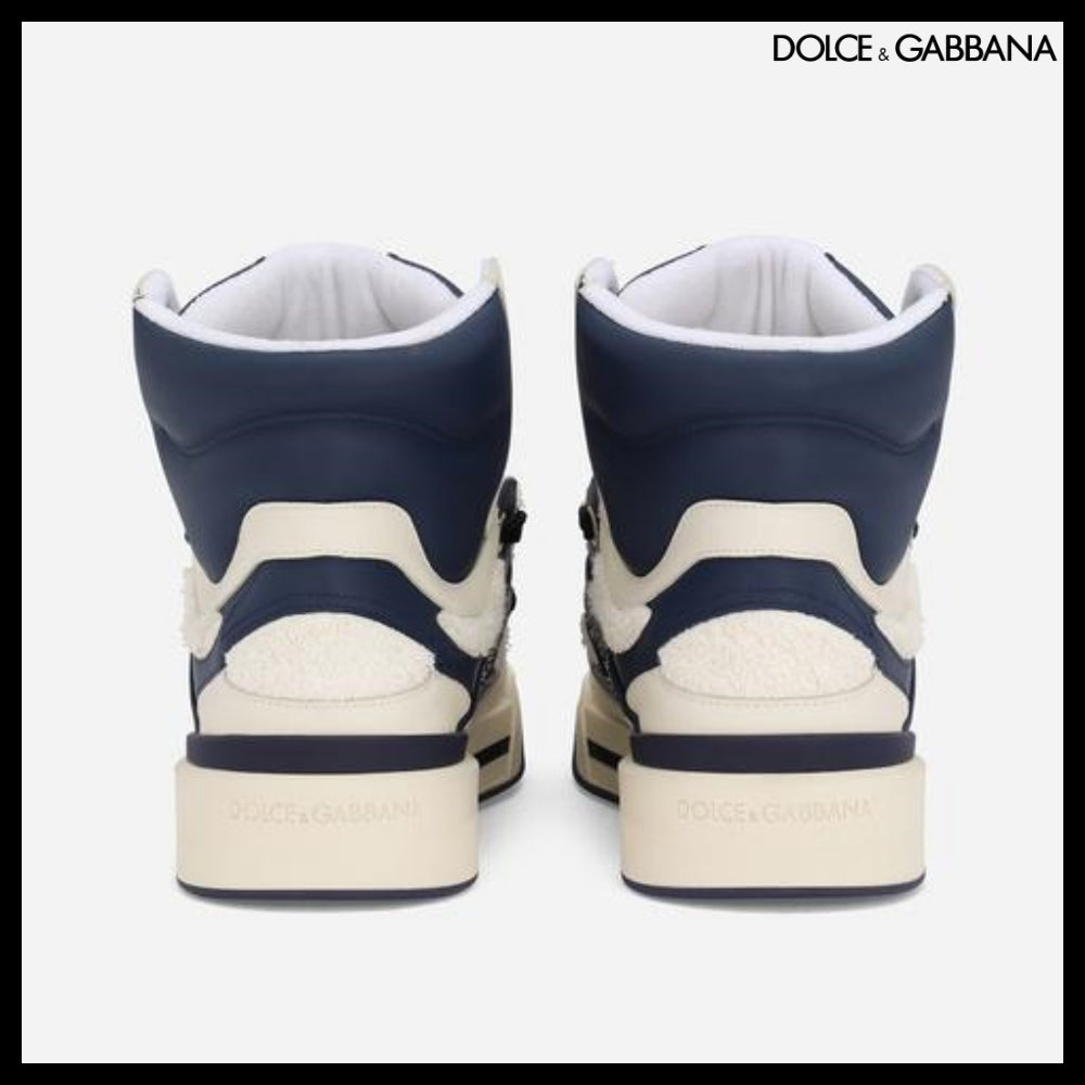 【Dolce & Gabbana】NEW ROMA HIGH-TOP SNEAKERS IN MIXED