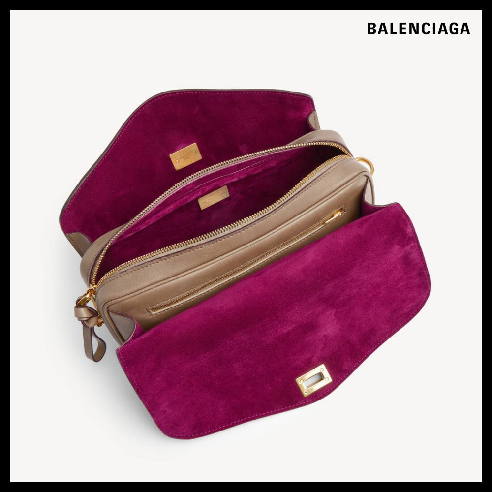 【BALENCIAGA】Le Set Shoulder Bag Medium Biscuit