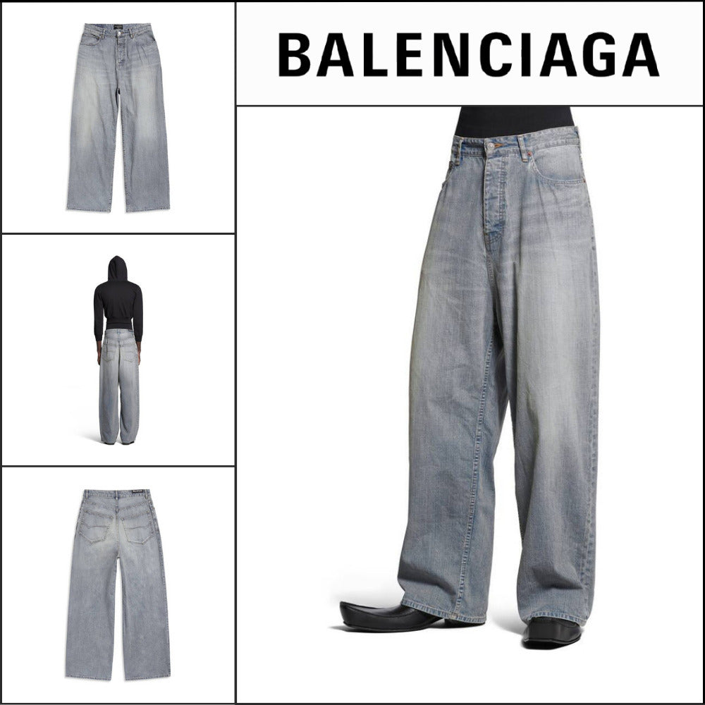 ★BALENCIAGAアウトレット セール ★Baggy Pants in Blue