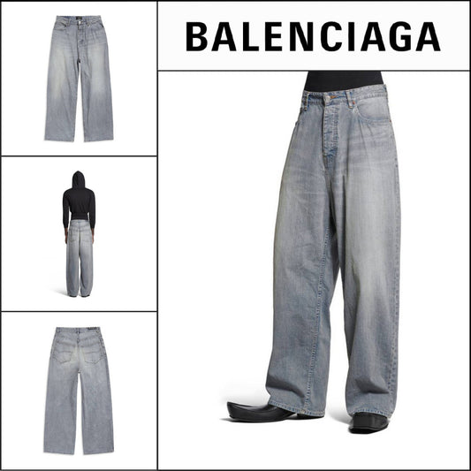 ★BALENCIAGAアウトレット セール ★Baggy Pants in Blue
