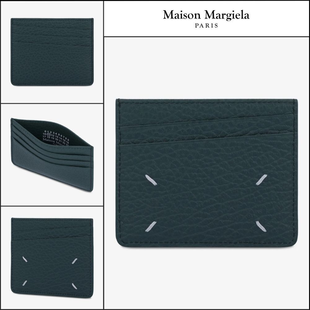 【Maison Margiela】Slim 6CC Card Holder Bottle Green