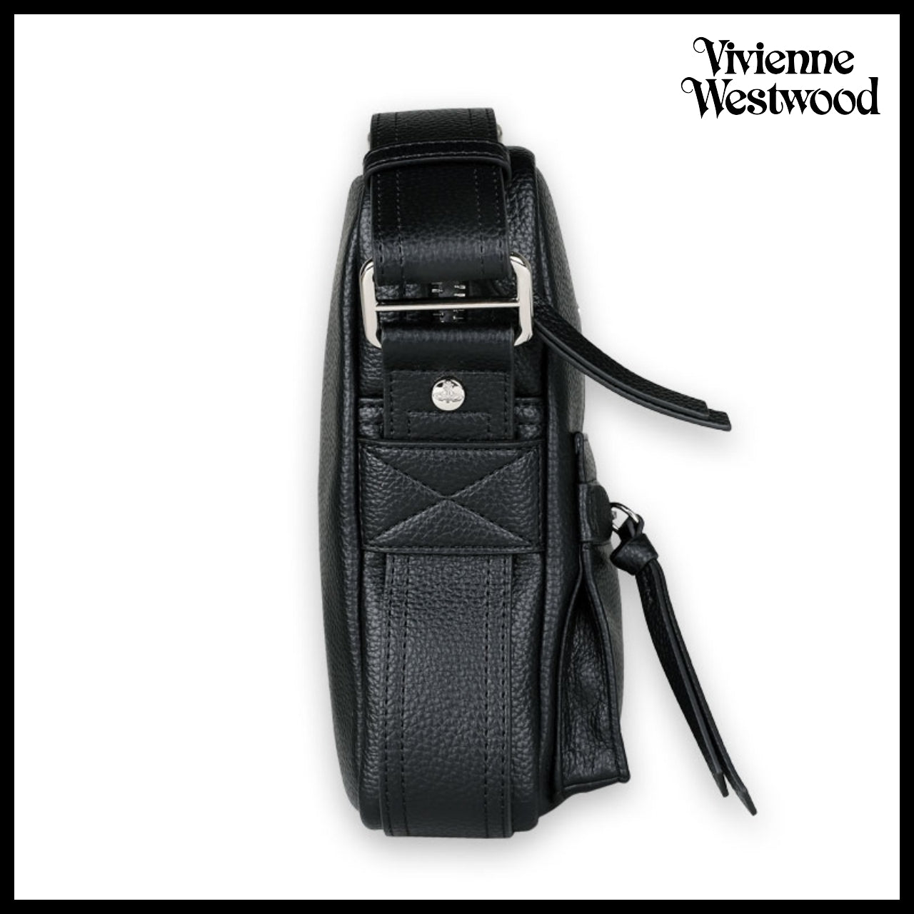 【Vivienne Westwood】Jackson Crossbody Bag Black
